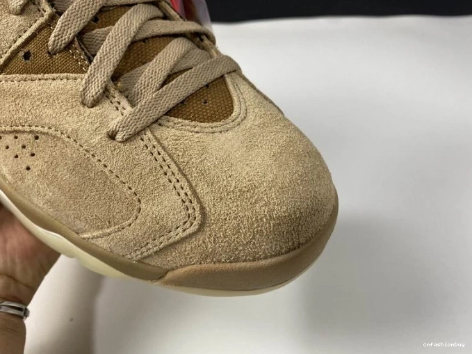 DH0690-200 Travis Jordan 6 Khaki Air Retro British Scott 0823